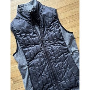 Outdoor Research Melody Hybrid Vest Womens Small Black Gray Full Zip Lightweight